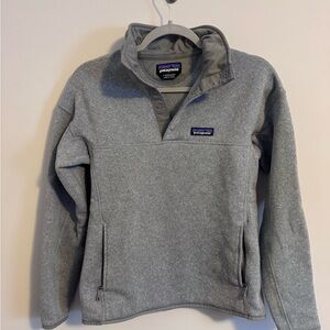 Patagonia Light Gray Fleece Jacket